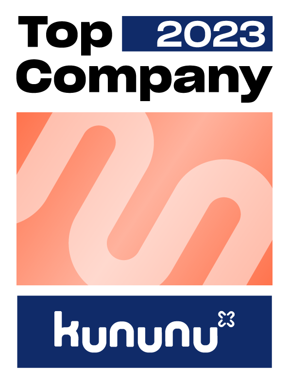 Kununu Auszeichnung "Top 2023 Company"